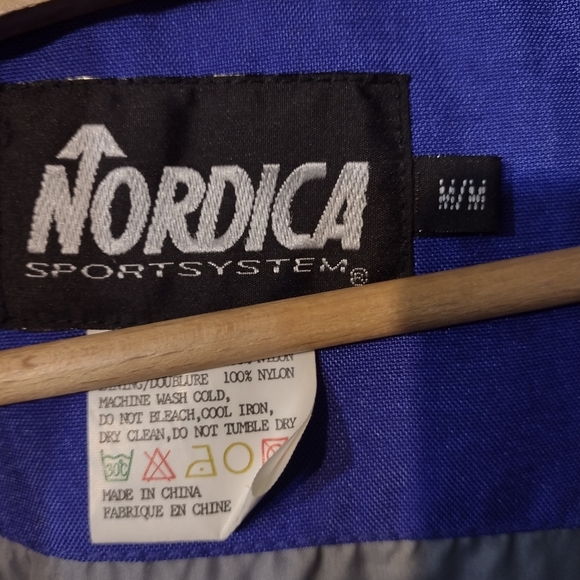 Nórdica size Medium Ski Anorak jacket black 6 pockets, hood - Picture 4 of 17